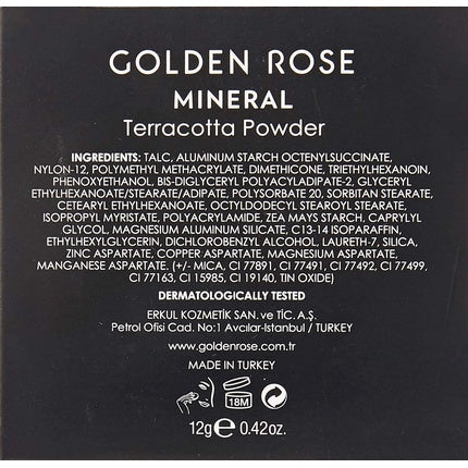 Golden Rose Mineral Terracotta Powder 08