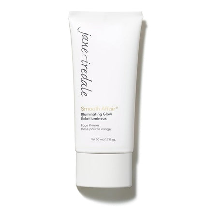 Jane Iredale Smooth Affair Facial Primer & Brightener Minimizes Appearance of Pores and Lines Illuminating Glow Mattifying and Brightening Primer
