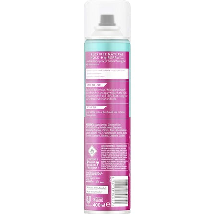 VO5 Flexible Hold Hair Spray 400ml