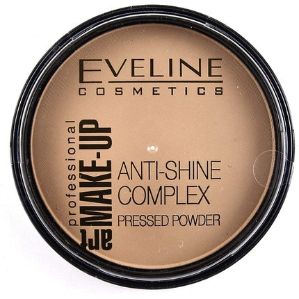 Eveline Art Make-Up Anti-Shine Complex Pressed Powder - 35 Golden Beige, 14g