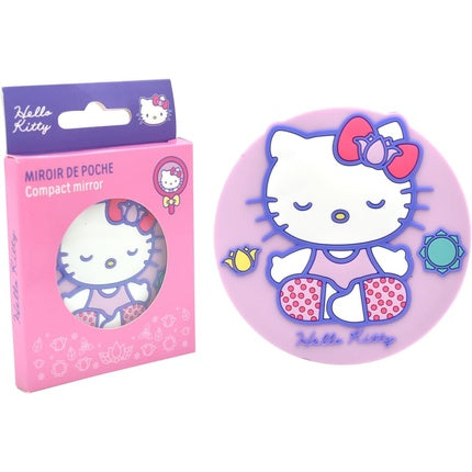 TAKE CARE Hello Kitty Round Foldable Travel Pocket Mirror for Makeup