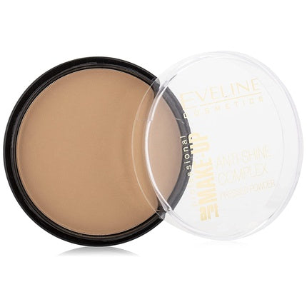 Eveline Make Up Art Anti-Shine Complex Pressed Powder - Warm Beige 37, 14g