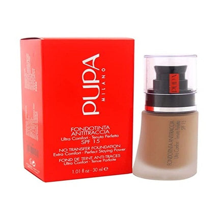 Pupa No Transfer Foundation Spf 15 Moisturizing Foundation 04 30ml
