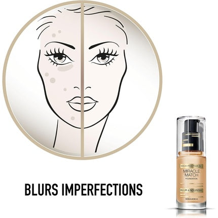 Max Factor Foundation Miracle Match 30ml Warm Almond 45