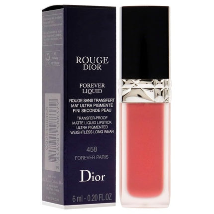 Christian Dior Rouge Dior Forever Liquid Matte 458 Forever Paris Lipstick Women 0.2 oz