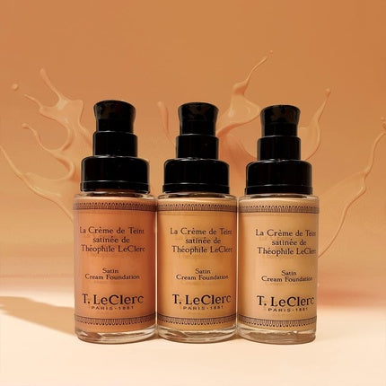 T.Leclerc Satin Cream Foundation 30ml 04 Satined Apricot-Tinted Beige