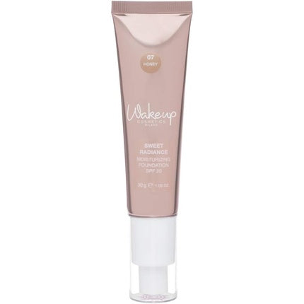 Wakeup Cosmetics Milano Sweet Radiance Moisturizing Fluid Foundation SPF20 30g No. 03 Peach Rose