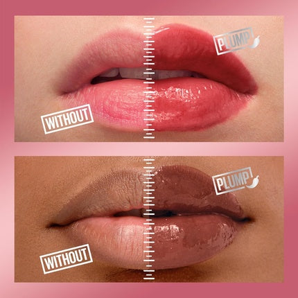 Maybelline New York Lifter Plump Lip Gloss Lasting Plump Heated Formula with Hyaluronic Acid and Chilli Pepper XL Wand Vegan Formula Shade 006 Hot Chili
