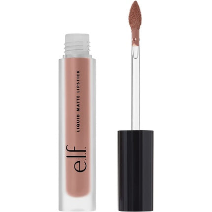 Liquid Matte Lipstick Long Lasting Quick-Drying Smudge-Proof Nourishes Conditions Moisturizes Praline Enriched with Vitamin E 3ml