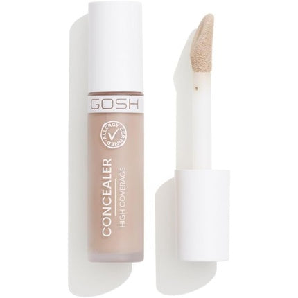Gosh Concealer High Coverage Strongly Concealing Concealer With Applicator 001 Porcelain 6ml