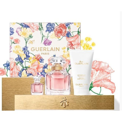 Guerlain Mon Guerlain Gift Set EDP 50ml 5ml Body Lotion 75ml