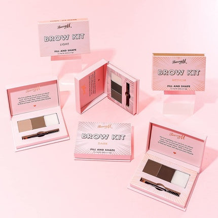 Barry M Fill and Shape Brow Kit 1.2g Shade Dark