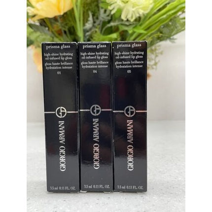 Armani Beauty Prisma Glass Hydrating Lip Gloss with Squalane 3.5mL - 04 Cherry Glaze