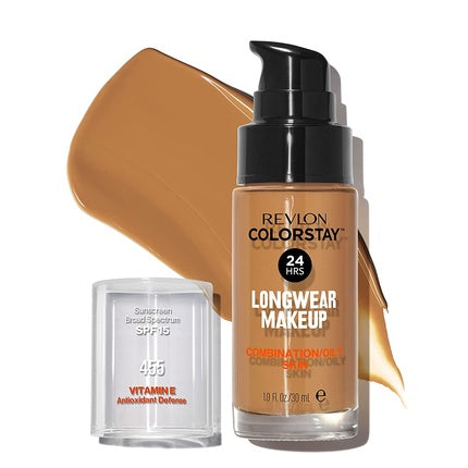 Revlon ColorStay Liquid Foundation for Combination and Oily Skin SPF 15 Honey Beige 1.0oz