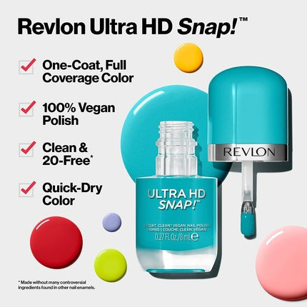Revlon Ultra HD Snap Nail Polish 013 Basic 8ml