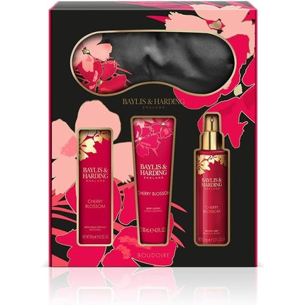Baylis＆Harding Boudiore Cherry Blossom豪华美容睡眠礼品套装 - 素食友好的樱花美女睡眠