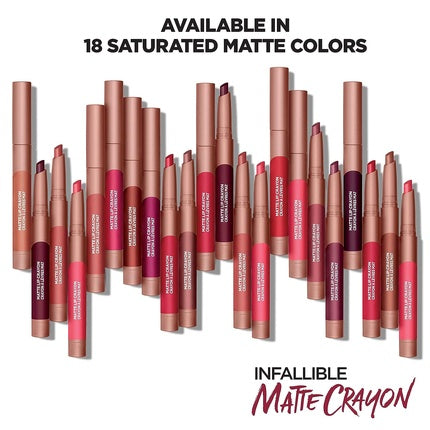 L'Oreal Paris Infallible Matte Lip Crayon Hot Apricot 1 Count