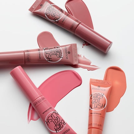 essence BABY GOT BLUSH Liquid Blush Nr. 10 Pink Express Result Quick Drying Natural Vegan Oil-Free Paraben-Free Microplastic-Free 10ml