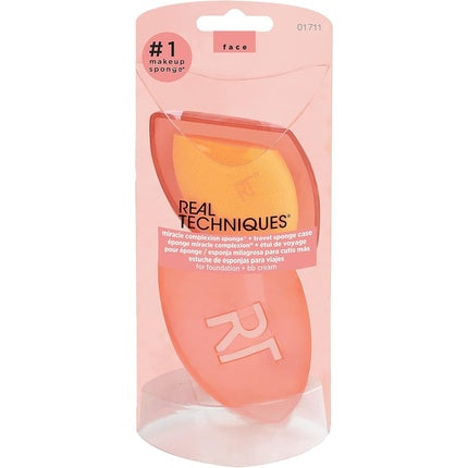 Real Techniques Miracle Complexion Makeup Sponge with Travel Case