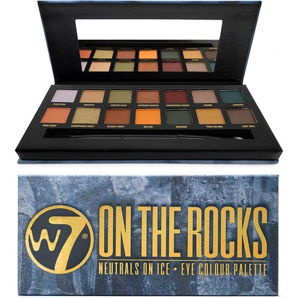 W7 On The Rocks Naturals On Ice Eye Colour Palette 11.2g