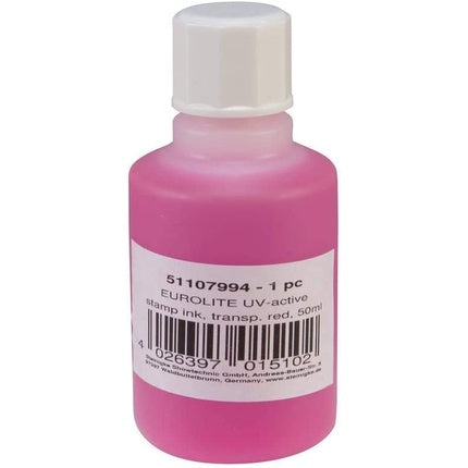 Eurolite Uv-Active Stamp Ink, Red, 50 Ml