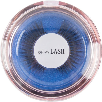 OH MY LASH Black Faux Mink False Strip Eyelashes in Rose Gold Reusable Lashes Case Individual Signature