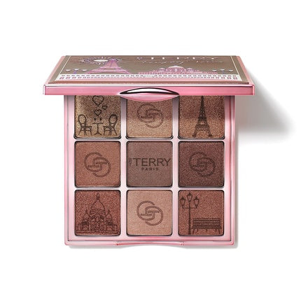 By Terry VIP Expert Eyeshadow Palette N4 Bonjour Paris 9 Matte and Metallic Shades Clean Vegan Formula