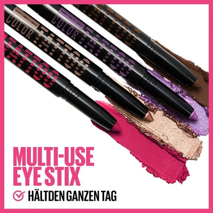 Maybelline New York Color Tattoo Eye Stix All-in-One Eyeliner Primer and Eyeshadow Stick 1.4g I Am Fierce