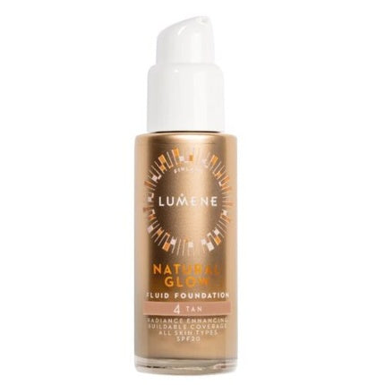 Lumene Natural Glow Fluid Foundation Illuminating 4 Tan 30ml