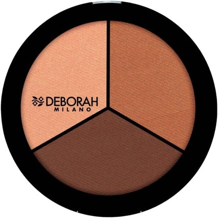 Deborah Trio Palette Eye Shadow Number 01 Fair