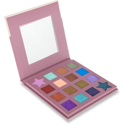 MAD Beauty Disney Pure Princess Jasmine Aladdin 16 Shade Palette Metallic Finish Full Coverage Powder for Women