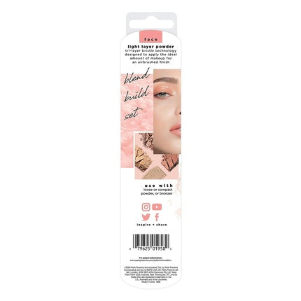 Real Techniques Light Layer Powder Makeup Brush for Powder and Bronzer