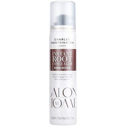 Charles Worthington Instant Root Concealer Warm Brown 75ml