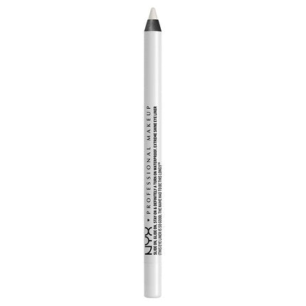 NYX PROFESSIONAL MAKEUP Slide On Pencil Waterproof Eyeliner Pencil Pure White 1 Count