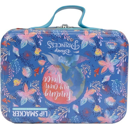 Lip Smacker Frozen Lunch Box Tin All-in-One Safe-to-Use Makeup Gift Set for Kids with Hair and Beauty Accessories - Princess Look