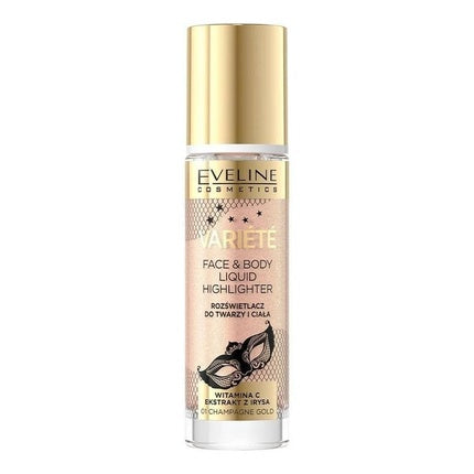 Eveline Variete Liquid Highlighter 01 Champagne Gold 30ml