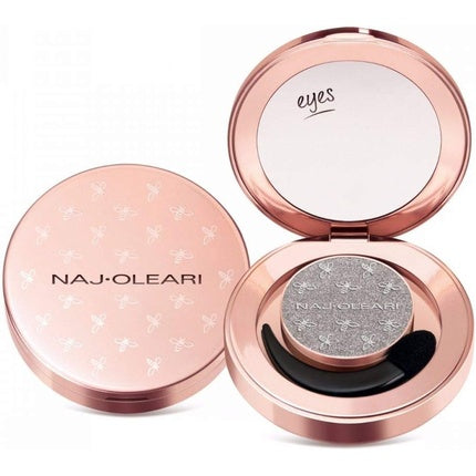 NAJ-OLEARI Color Fair Eye Shadow Wet & Dry Makeup Face 19 Silver Siderale