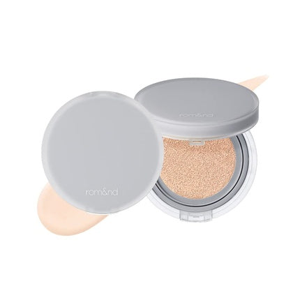 Rom&nd Nu Zero Cushion Long Lasting High Coverage Semi Matte Finish 01 Porcelain 17 - Korean Cushion Foundation