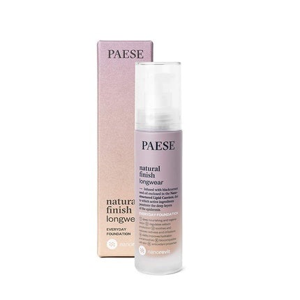 Paese Cosmetics Nanorevit 03 Sand Natural Finish Longwear Foundation Full Coverage 35ml