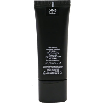 Bobbi Brown Skin Long-Wear Fluid Powder Foundation SPF 20 Cool Beige C-046