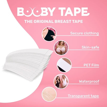 Booby Tape Double Sided One Size, Clear, 1 Count