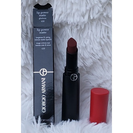 Giorgio Armani Lip Power Matte Longwear Intense Matte Lipstick - 410