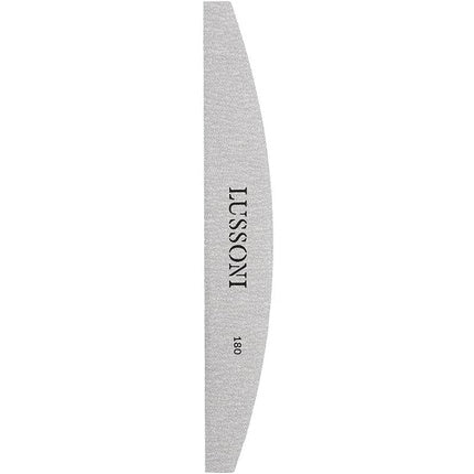 T4B LUSSONI Disposable ZEBRA Stripes Half Moon Nail Files for Artificial Nails 20 Pieces (180)