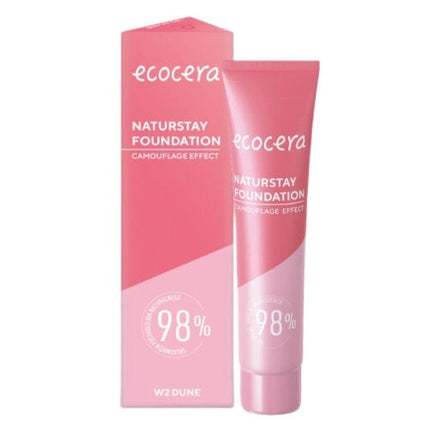 Ecocera Naturstay Foundation Natural Foundation W2 30ml