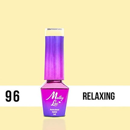Rest & Relax Molly Lac Relax Relaxing 5ml Hybrid Lacquer 96