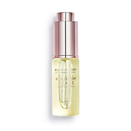 Makeup Revolution Nourish & Care Cuticle Oil for Nail Care with Almond Oil & Vitamin E 0.5fl.oz/15ml