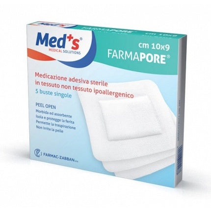 Med's Farmapore Sterile Adhesive Dressing 9x600cm - Pack of 5