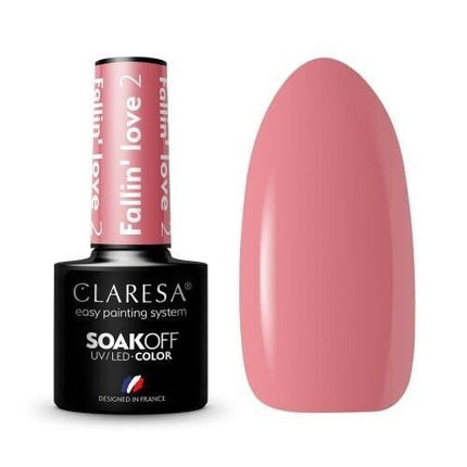 Fallin Love UV Nail Polish 5ml Claresa - Pack of 2