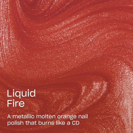 OPI Nail Lacquer Brown Nail Polish Up to 7 Days of Wear Chip Resistant Fast Drying Fall '24 Metallic Mega Mix Collection CD Rom-antic 0.5 fl oz Liquid Fire
