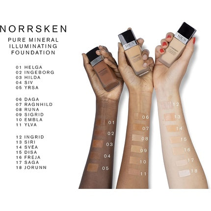Idun Minerals Norrsken Foundation 210 Siri for Women 1 oz